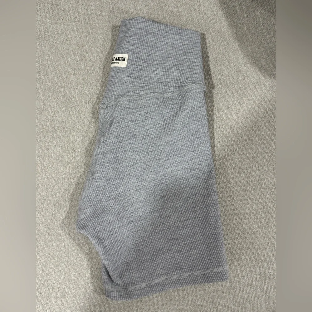 Muscle Nation Zero Rise Rib Midway Shorts - Picture 5 of 7